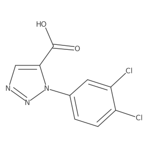 1-(3,4-Dichlorophenyl)-1h-1,2,3-triazole-5-carboxylic acid结构式
