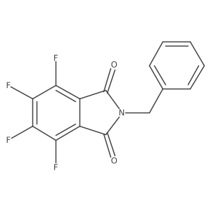 2-Benzyl-4,5,6,7-tetrafluoroisoindole-1,3-dione Structure