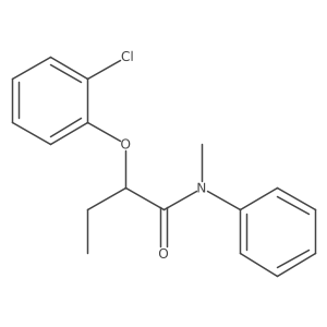 2-(2-chlorophenoxy)-N-methyl-N-phenylbutanamide结构式