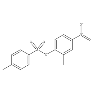 2-Methyl-4-nitrophenyl 4-methylbenzene-1-sulfonate结构式