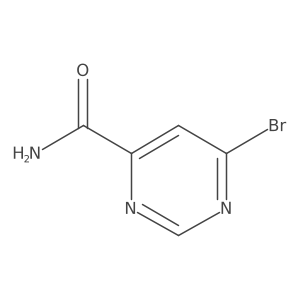 6-Bromopyrimidine-4-carboxamide Structure