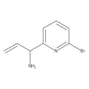 (I+/-R)-6-Bromo-I+/--ethenyl-2-pyridinemethanamine结构式