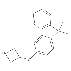 3-(4-(2-Phenylpropan-2-yl)phenoxy)azetidine Structure