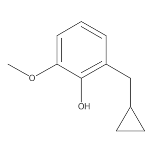 2-(Cyclopropylmethyl)-6-methoxyphenol结构式