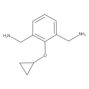 (2-Cyclopropoxy-1,3-phenylene)dimethanamine结构式
