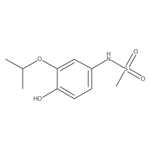 N-(4-Hydroxy-3-isopropoxyphenyl)methanesulfonamide结构式