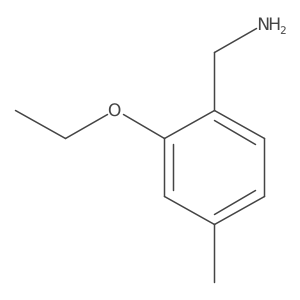 (2-Ethoxy-4-methylphenyl)methanamine Structure