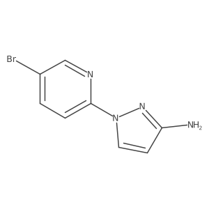 1-(5-Bromopyridin-2-yl)-1h-pyrazol-3-amine结构式