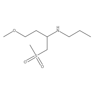2-Butanamine, 4-methoxy-1-(methylsulfonyl)-N-propyl- Structure