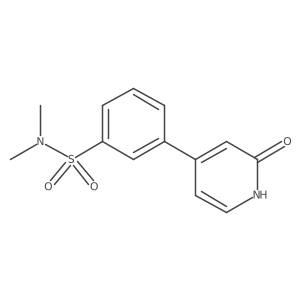 4-(3-N,N-Dimethylsulfamoylphenyl)-2-hydroxypyridine结构式