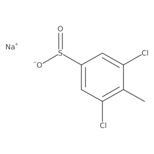 Sodium 3,5-dichloro-4-methylbenzene-1-sulfinate Structure