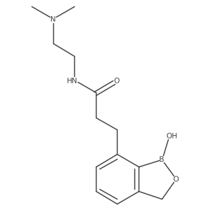 N-[2-(dimethylamino)ethyl]-1,3-dihydro-1-hydroxy-2,1-benzoxaborole-7-propanamide Structure