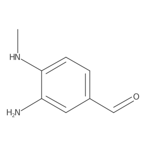 3-amino-4-(methylamino)Benzaldehyde Structure