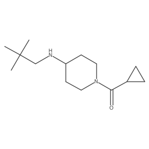 Cyclopropyl(4-(neopentylamino)piperidin-1-yl)methanone结构式