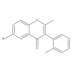 6-bromo-2-methyl-3-o-tolyl-4H-chromen-4-one Structure
