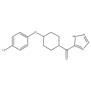[4-(4-Chlorophenoxy)-1-piperidinyl]-1H-1,2,4-triazol-5-ylmethanone Structure