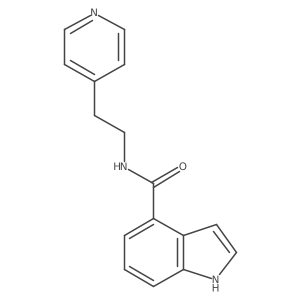N-[2-(pyridin-4-yl)ethyl]-1H-indole-4-carboxamide Structure