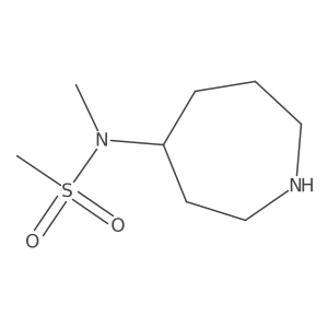 N-(azepan-4-yl)-N-methylmethanesulfonamide Structure