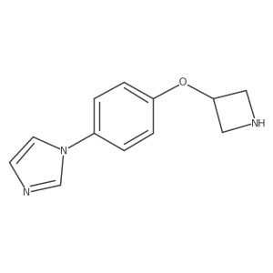 1-[4-(Azetidin-3-yloxy)phenyl]imidazole Structure