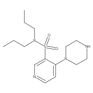 4-(Piperazin-1-yl)-N,N-dipropylpyridine-3-sulfonamide Structure