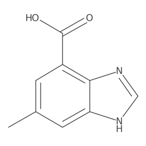 5-Methyl-1H-benzo[d]imidazole-7-carboxylic acid Structure