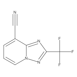[1,2,4]Triazolo[1,5-a]pyridine-8-carbonitrile, 2-(trifluoromethyl)-结构式