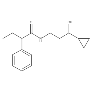 N-(3-cyclopropyl-3-hydroxypropyl)-2-phenylbutanamide Structure