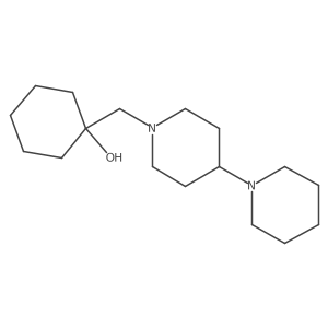 1-({[1,4'-Bipiperidin]-1'-yl}methyl)cyclohexan-1-ol Structure