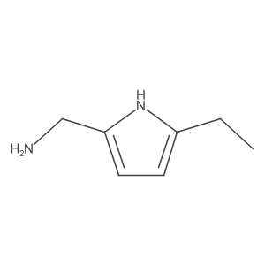 (5-ethyl-1H-pyrrol-2-yl)methanamine结构式