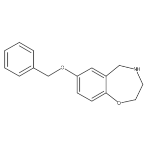 7-(Benzyloxy)-2,3,4,5-tetrahydro-1,4-benzoxazepine Structure