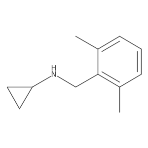 N-[(2,6-dimethylphenyl)methyl]cyclopropanamine Structure