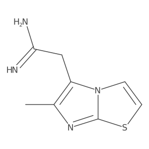 2-{6-Methylimidazo[2,1-b][1,3]thiazol-5-yl}ethanimidamide Structure