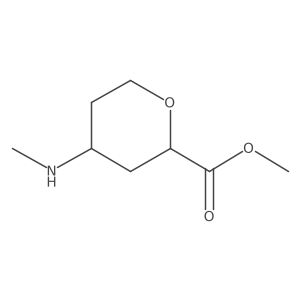 Methyl 4-(methylamino)tetrahydro-2H-pyran-2-carboxylate Structure