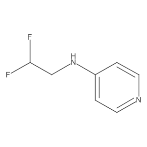 N-(2,2-difluoroethyl)pyridin-4-amine Structure