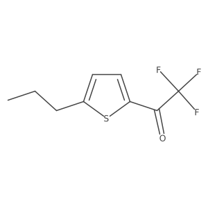 2,2,2-Trifluoro-1-(5-propylthiophen-2-yl)ethanone Structure