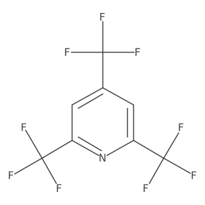 2,4,6-Tris(trifluoromethyl)pyridine Structure
