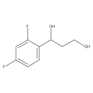 (S)-1-(2,4-Difluorophenyl)-1,3-propanediol Structure
