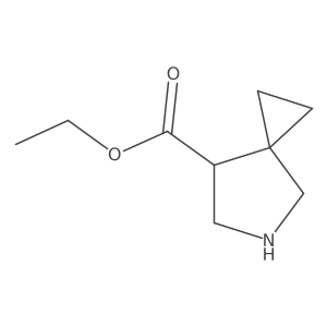 Ethyl 5-azaspiro[2.4]heptane-7-carboxylate Structure