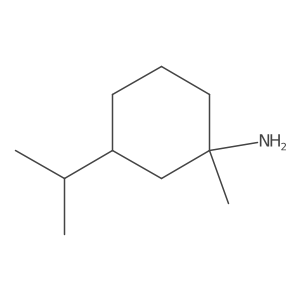 1-Methyl-3-(propan-2-yl)cyclohexan-1-amine Structure