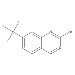 2-Bromo-7-(trifluoromethyl)quinazoline Structure