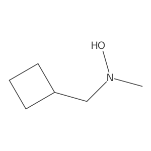 N-(cyclobutylmethyl)-N-methylhydroxylamine结构式