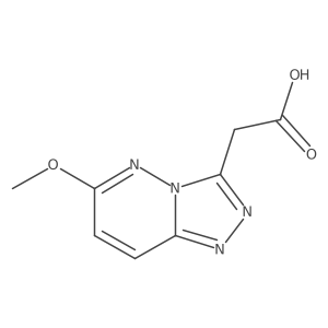 2-(6-Methoxy-[1,2,4]triazolo[4,3-b]pyridazin-3-yl)acetic acid Structure