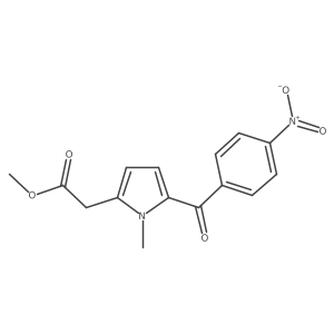 Methyl 1-methyl-5-(4-nitrobenzoyl)-1H-pyrrole-2-acetate Structure