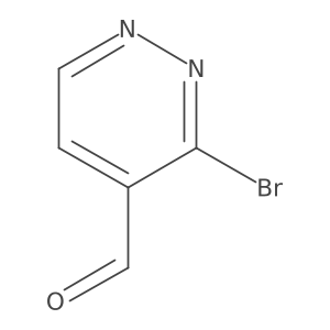 3-Bromopyridazine-3-carbaldehyde Structure