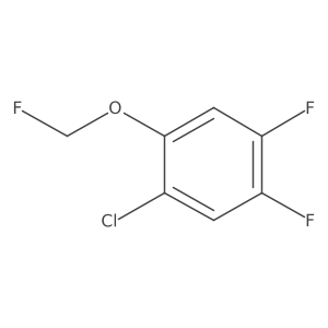 1-Chloro-4,5-difluoro-2-(fluoromethoxy)benzene Structure