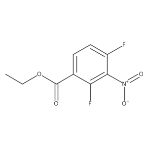 Ethyl 2,4-difluoro-3-nitrobenzoate Structure