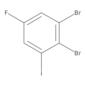1,2-Dibromo-5-fluoro-3-iodobenzene Structure