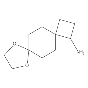 1-Aminospiro[3.5]nonan-7-one ethylene glycol acetal Structure