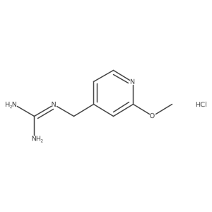 N-[(2-methoxypyridin-4-yl)methyl]guanidine hydrochloride Structure
