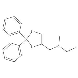 N-((2,2-Diphenyl-1,3-dioxolan-4-YL)methyl)-N-methylethanamine结构式